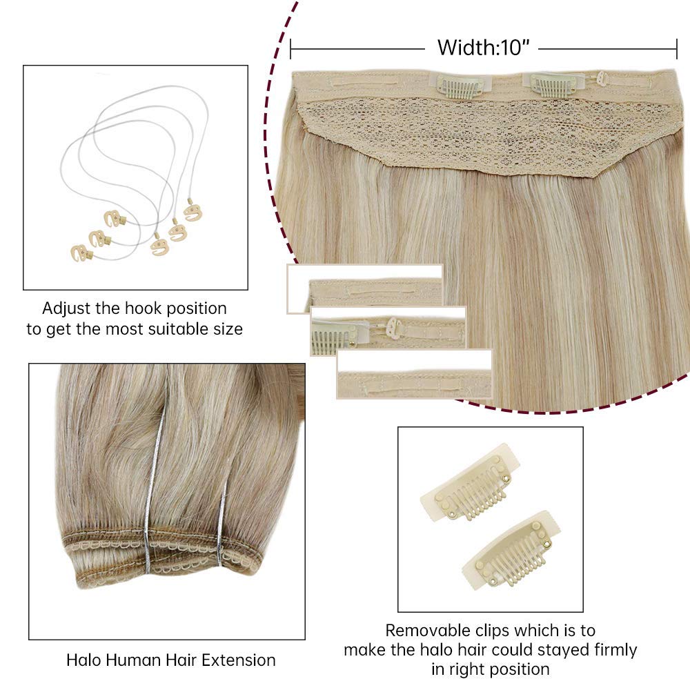 halo natural hair extensions