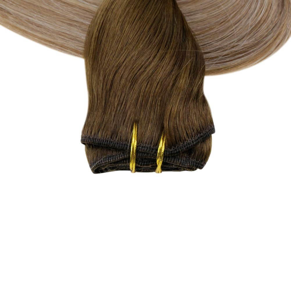 clip in human hair exstentions