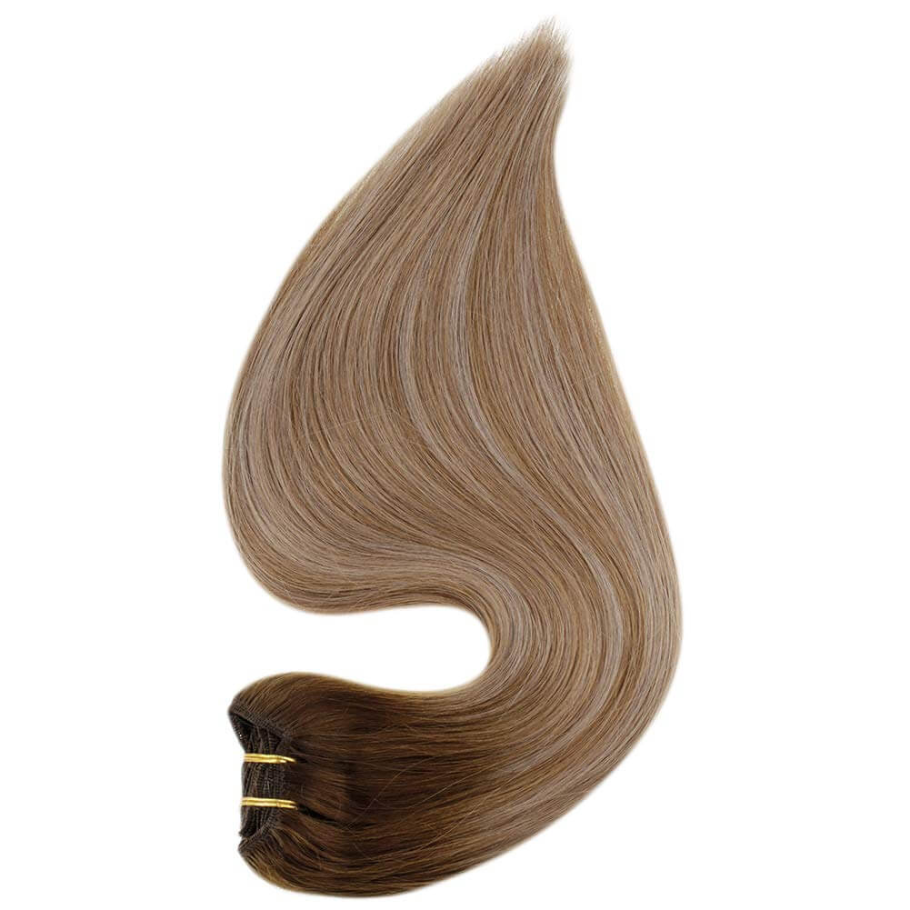 hair extensions clip in human hair 20 inches