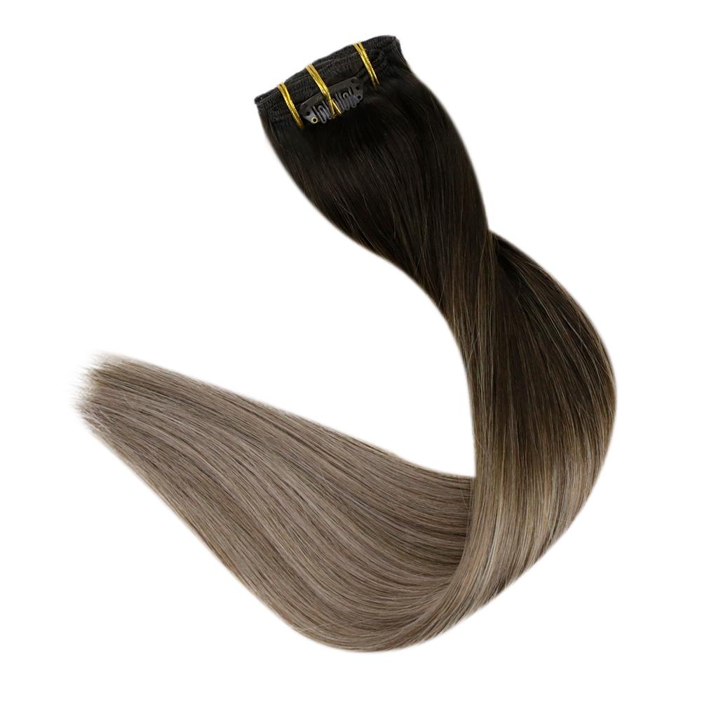 100% human hair clip