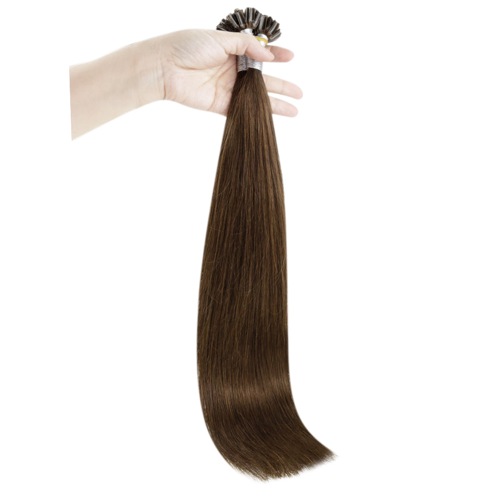 nail tip brazilian hair extensions