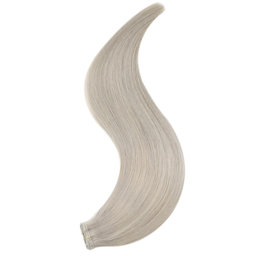 Fshine Virgin PU Sew In Hair Invisible 100% Remy Human Hair Weft Bundles Color #19A/60 - FShine Shop