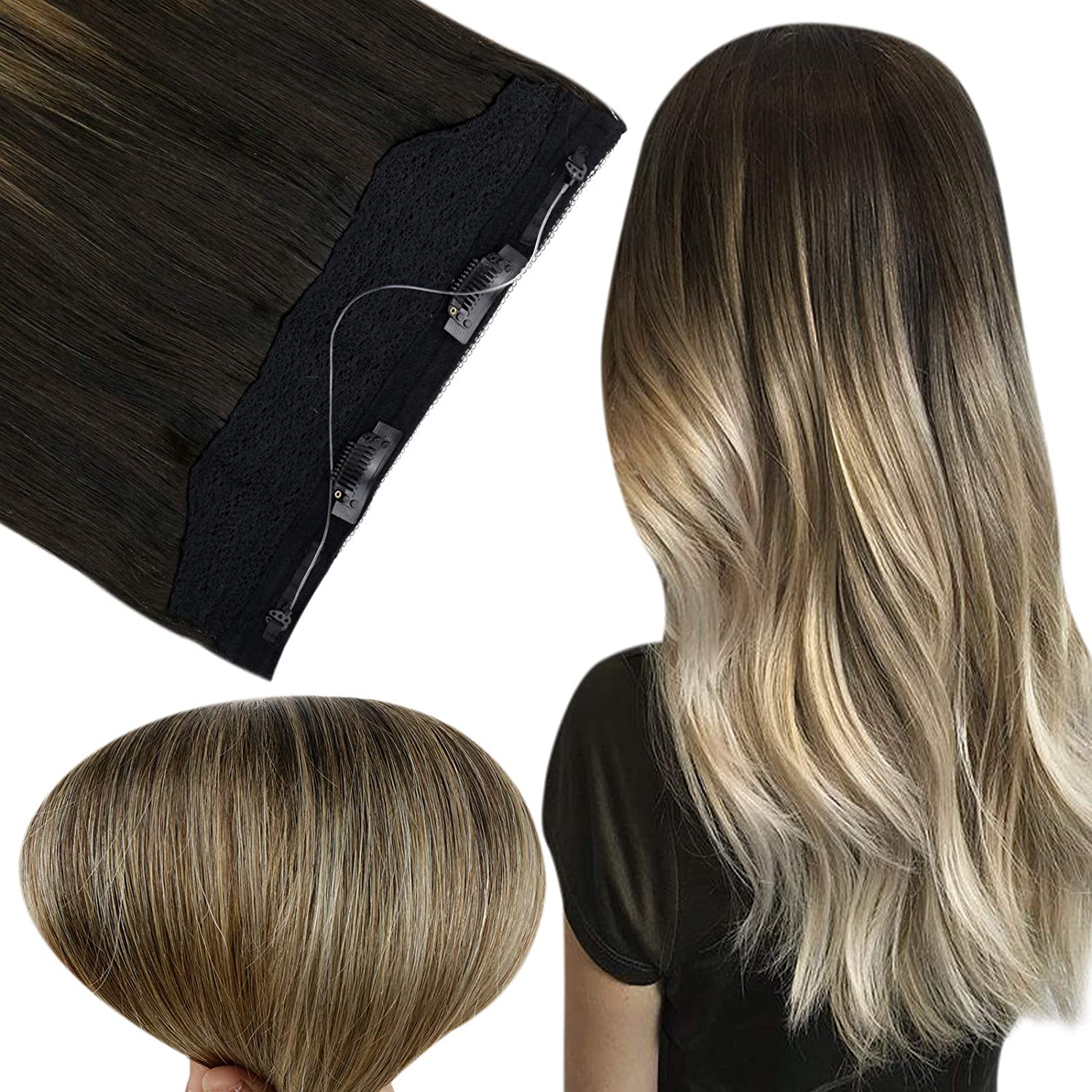 real hair halo for women