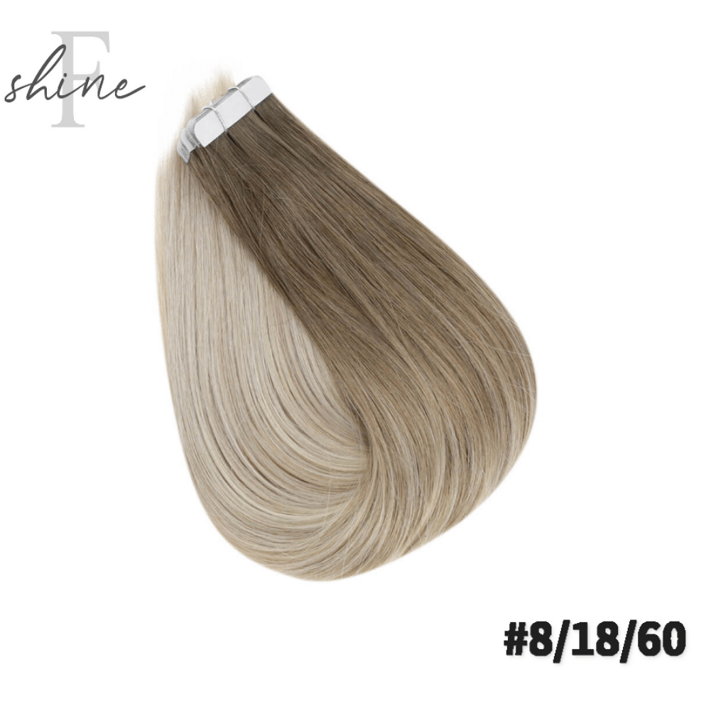 100% Human Tape in Hair Extensions #Sample Color - FShine Shop