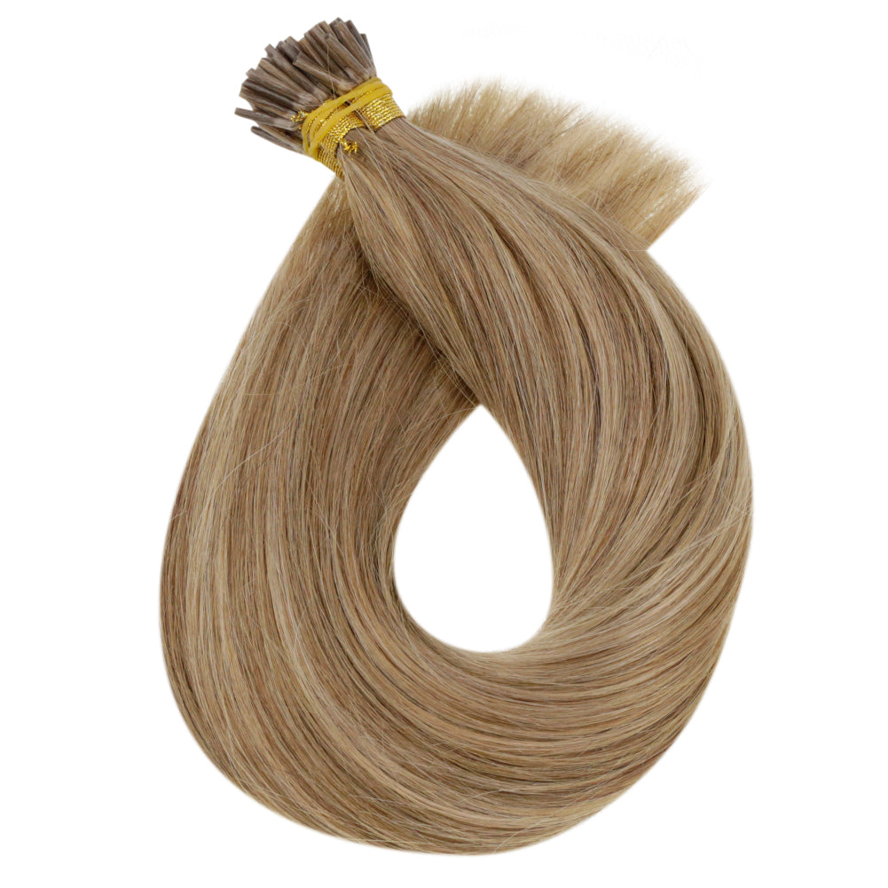 Up To 73% Off I Tip Hair Extensions Remy Pastel Highlighted Hair Extensions (#10P16) - FShine Shop