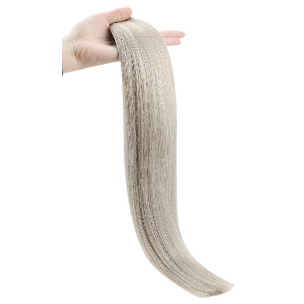 Fshine Virgin PU Sew In Hair Invisible 100% Remy Human Hair Weft Bundles Color #19A/60 - FShine Shop