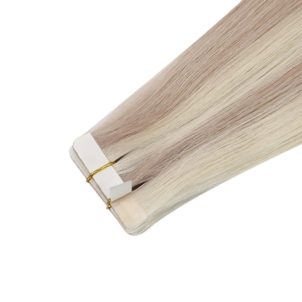 adhesive human hair extensions