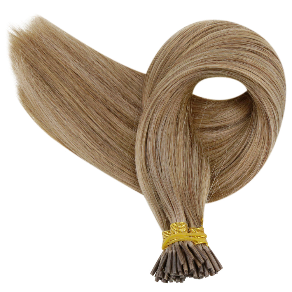 Up To 73% Off I Tip Hair Extensions Remy Pastel Highlighted Hair Extensions (#10P16) - FShine Shop