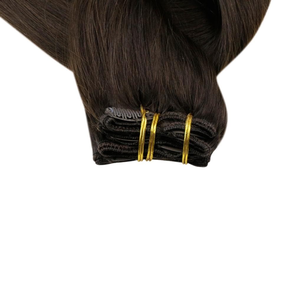 solid clip in hair extensions