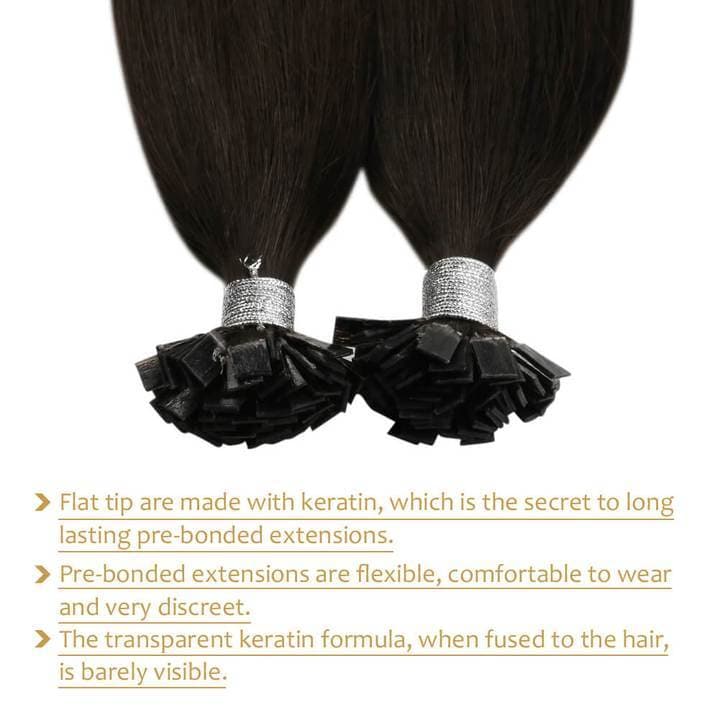 flat tip hair extensions human hair