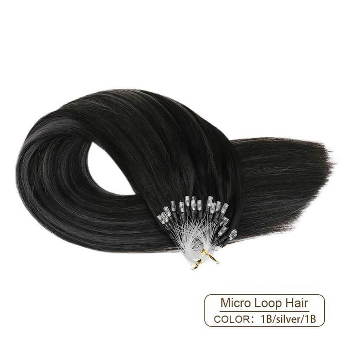 micro ring colored hair extensions real hair