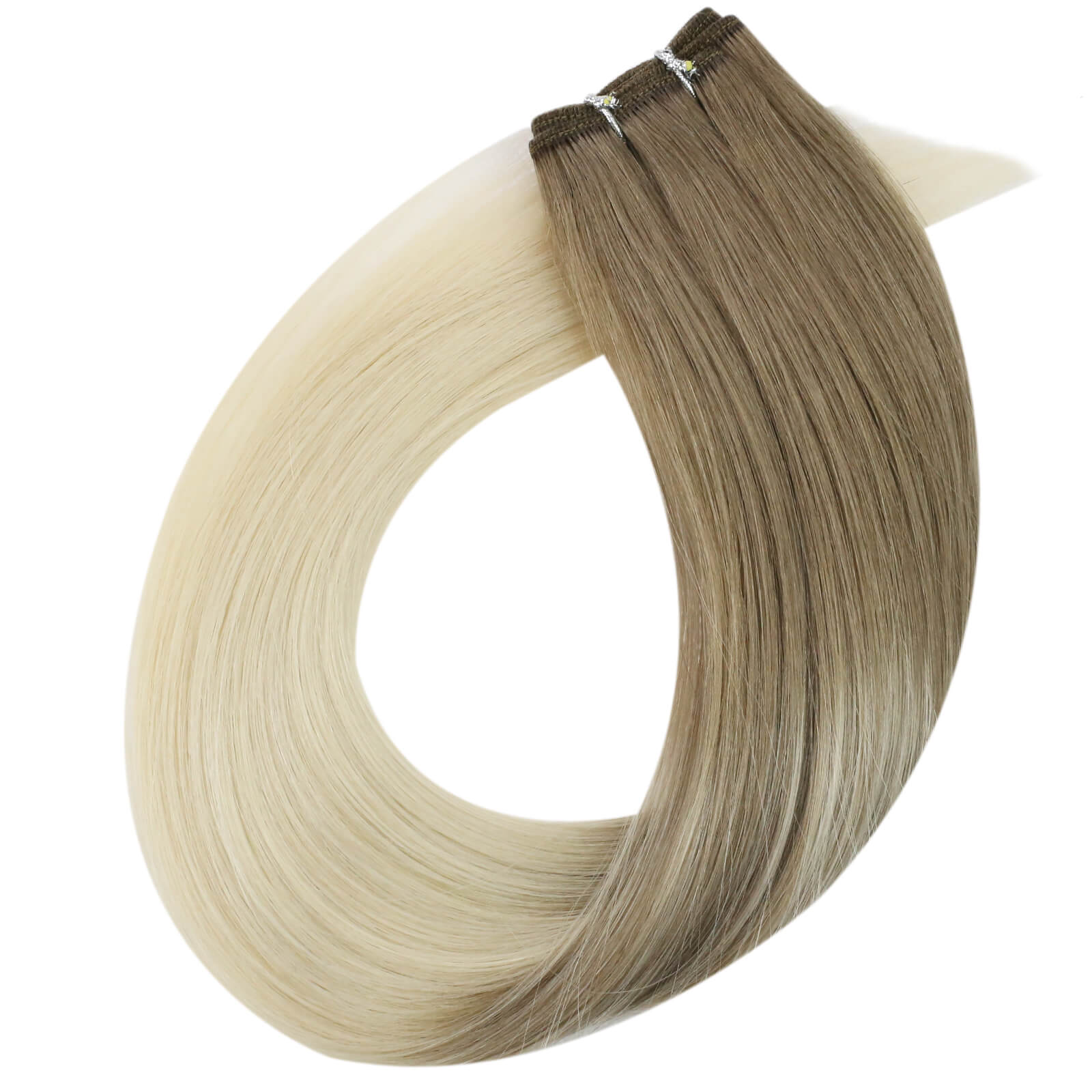 Virgin Sew In Weft Human Hair Balayage Color #8/60 - FShine Shop