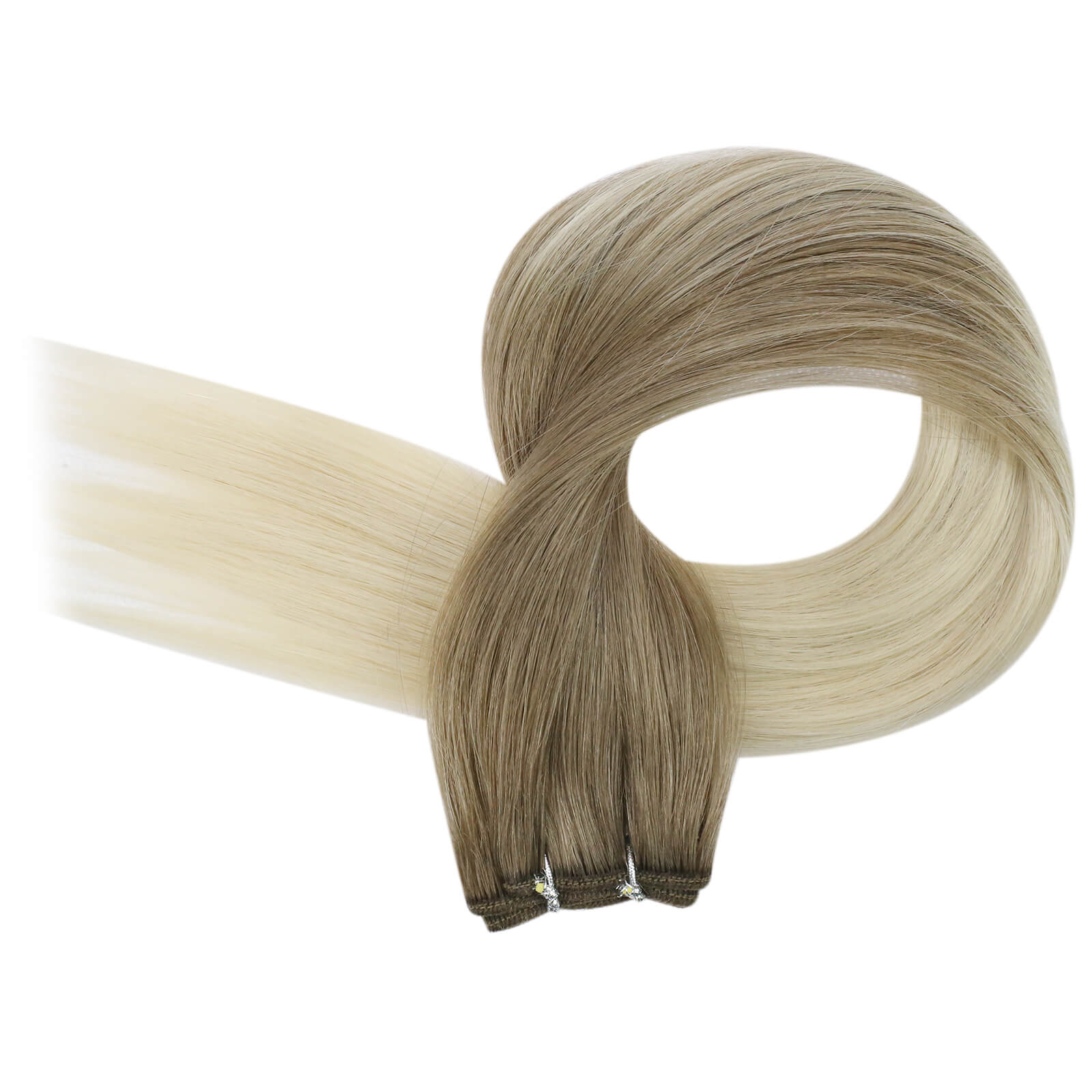 Virgin Sew In Weft Human Hair Balayage Color #8/60 - FShine Shop