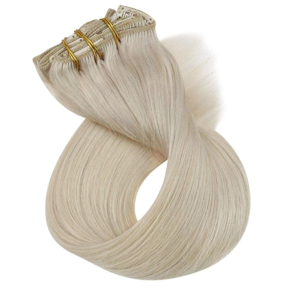 solid clip in hair extensions