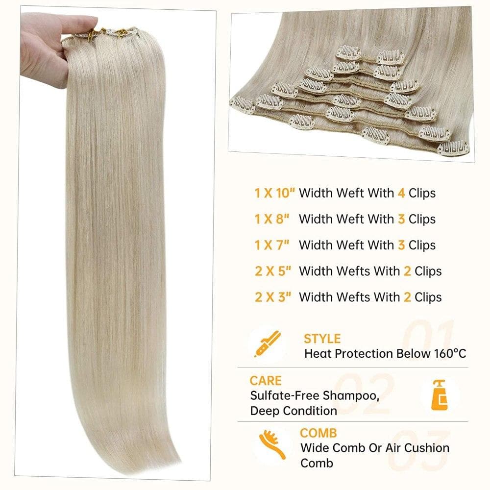 extensions straight remy clip in hair