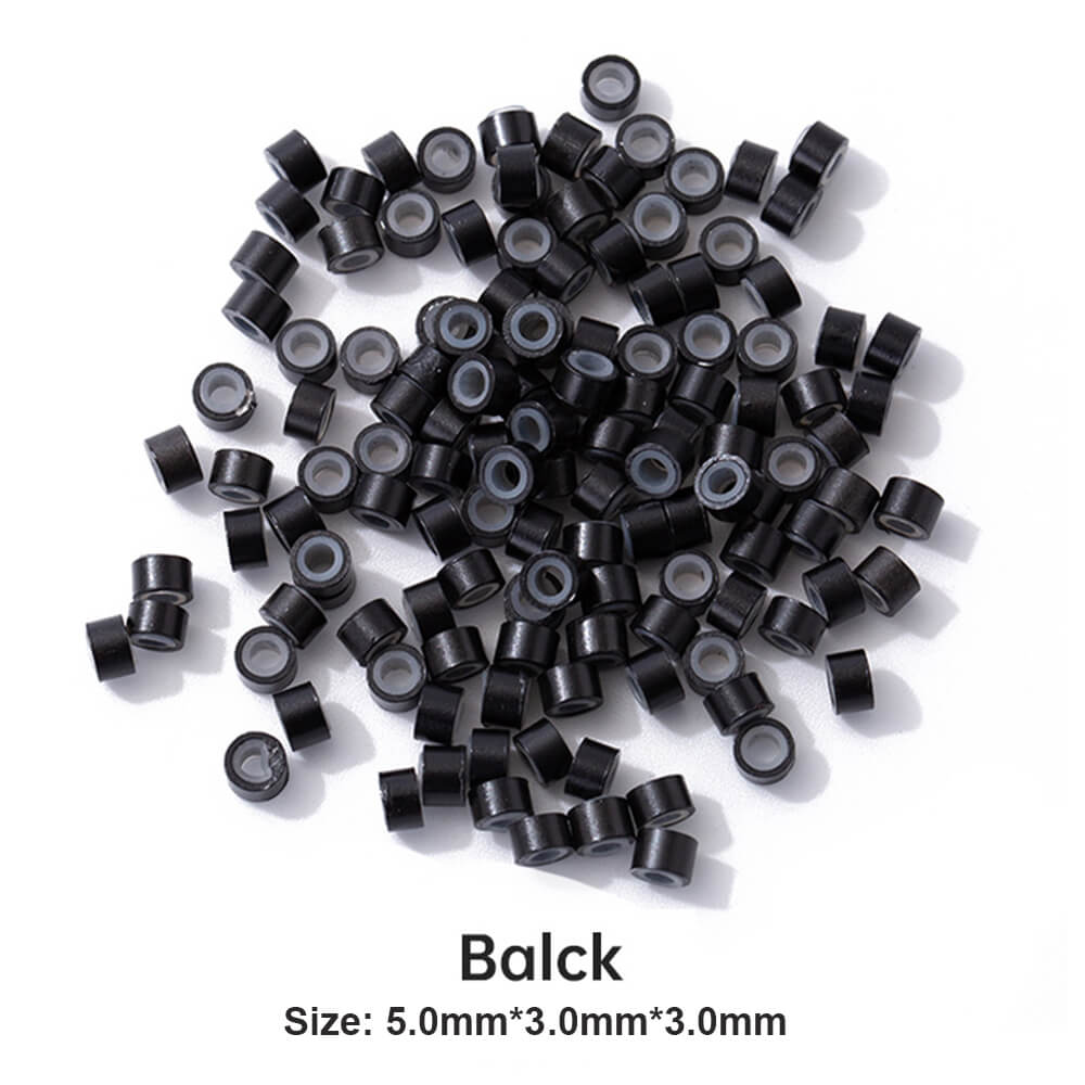 HOT! Bottle/100Pcs Micro Links/Beads+Pulling Needle+Holes Plier Hair Extensions Tool Kit - FShine Shop