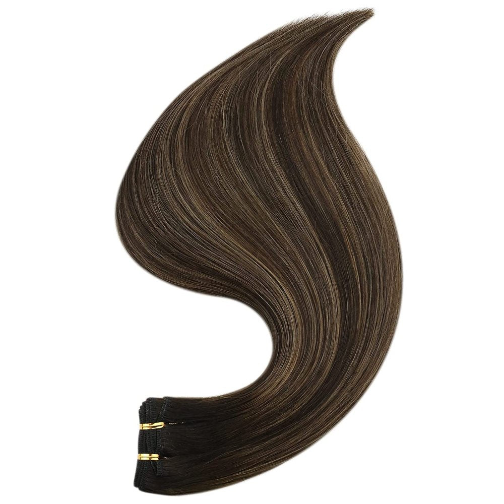 hair weft length/inch