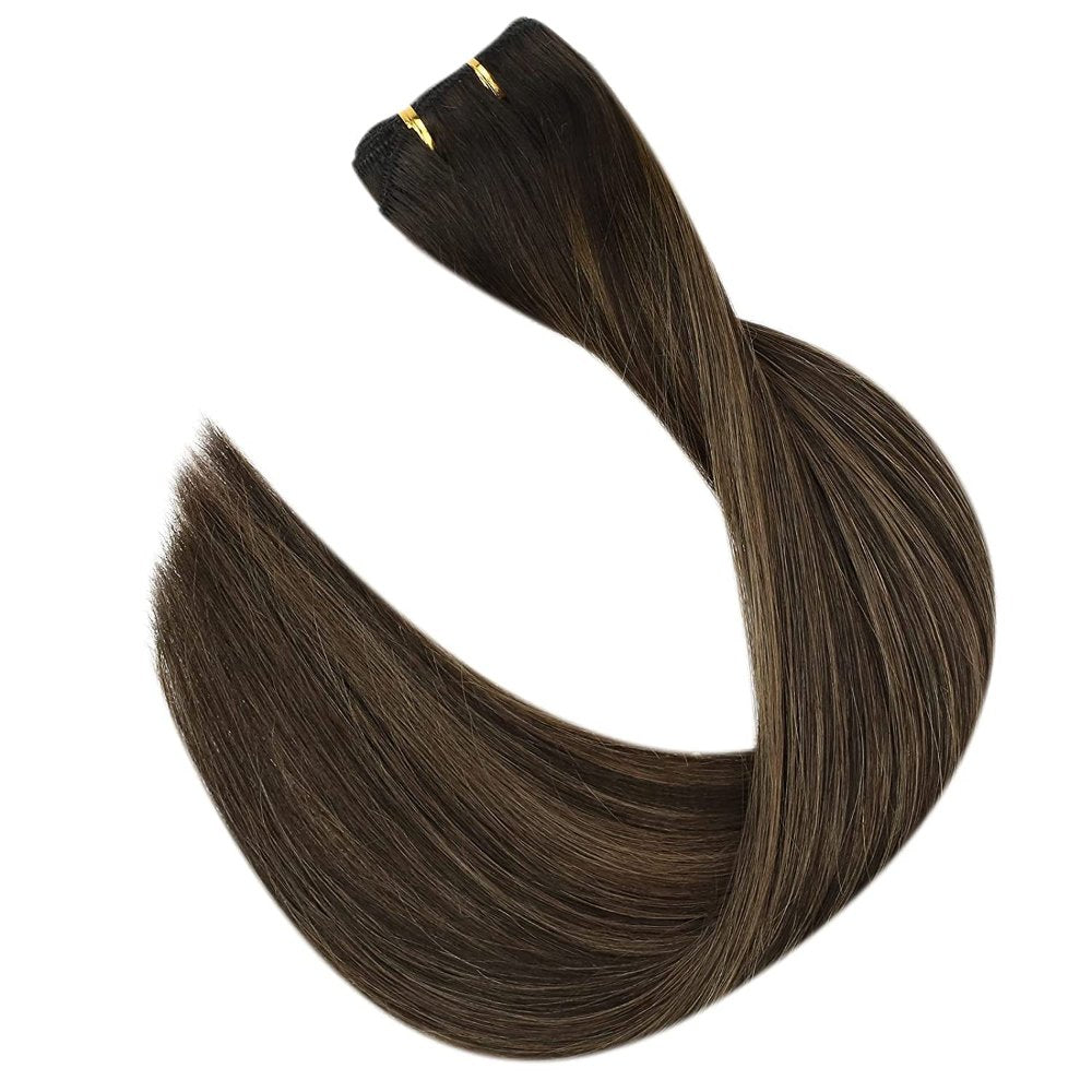 hair weft length/inch