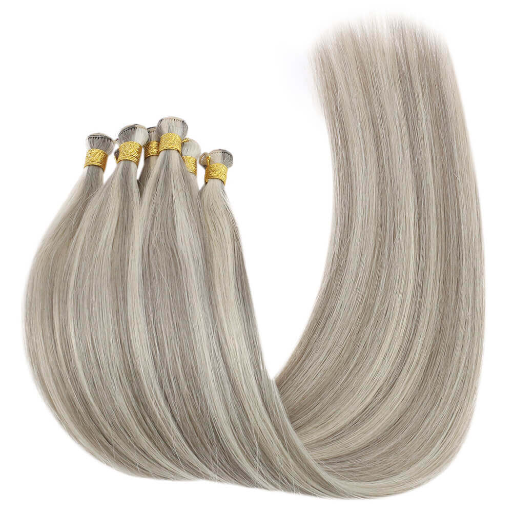 Fshine Virgin Hand Tied Weft Hair Highlight Color 100% Human Hair 10 Bundles (#19AP/60) - FShine Shop