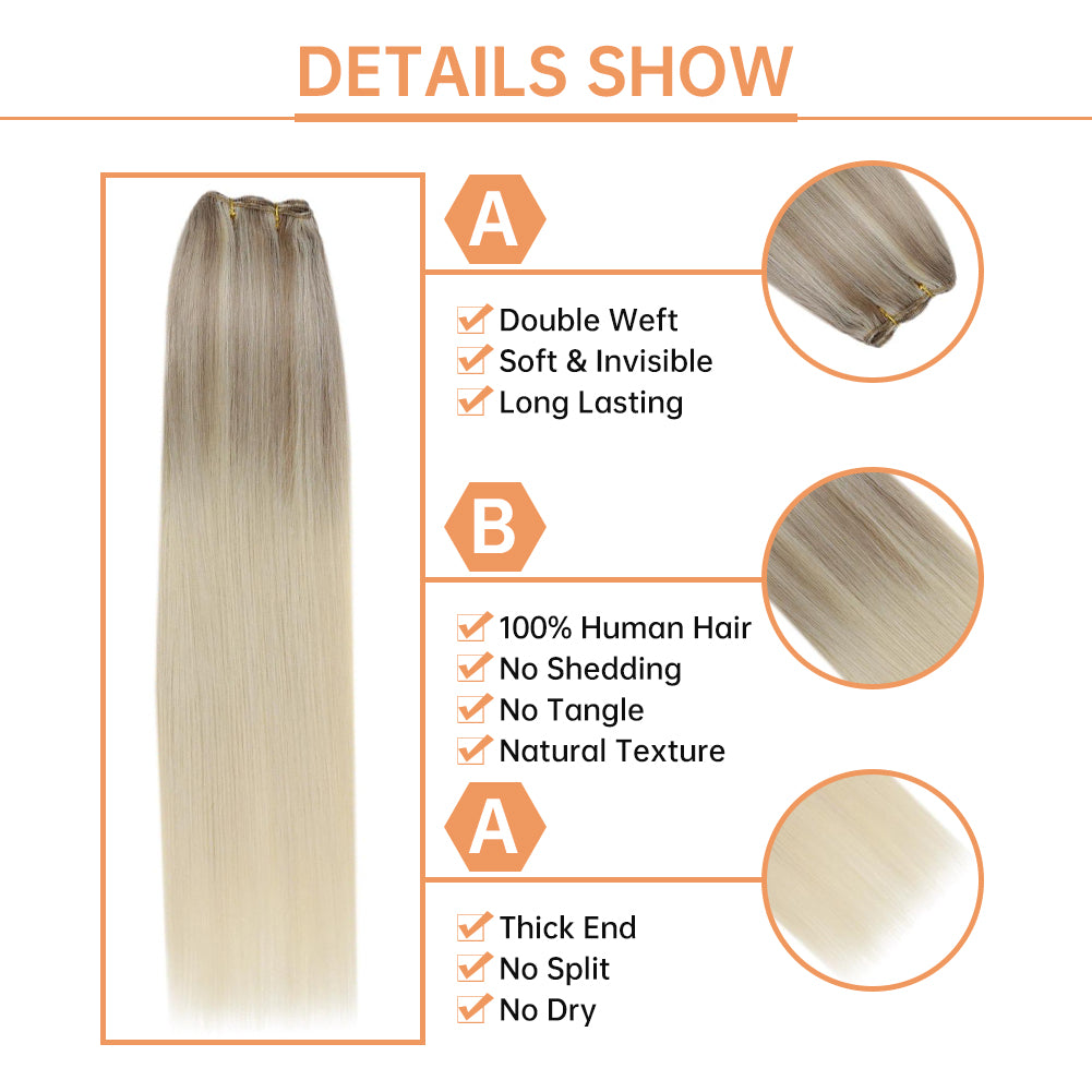 hair weft beads