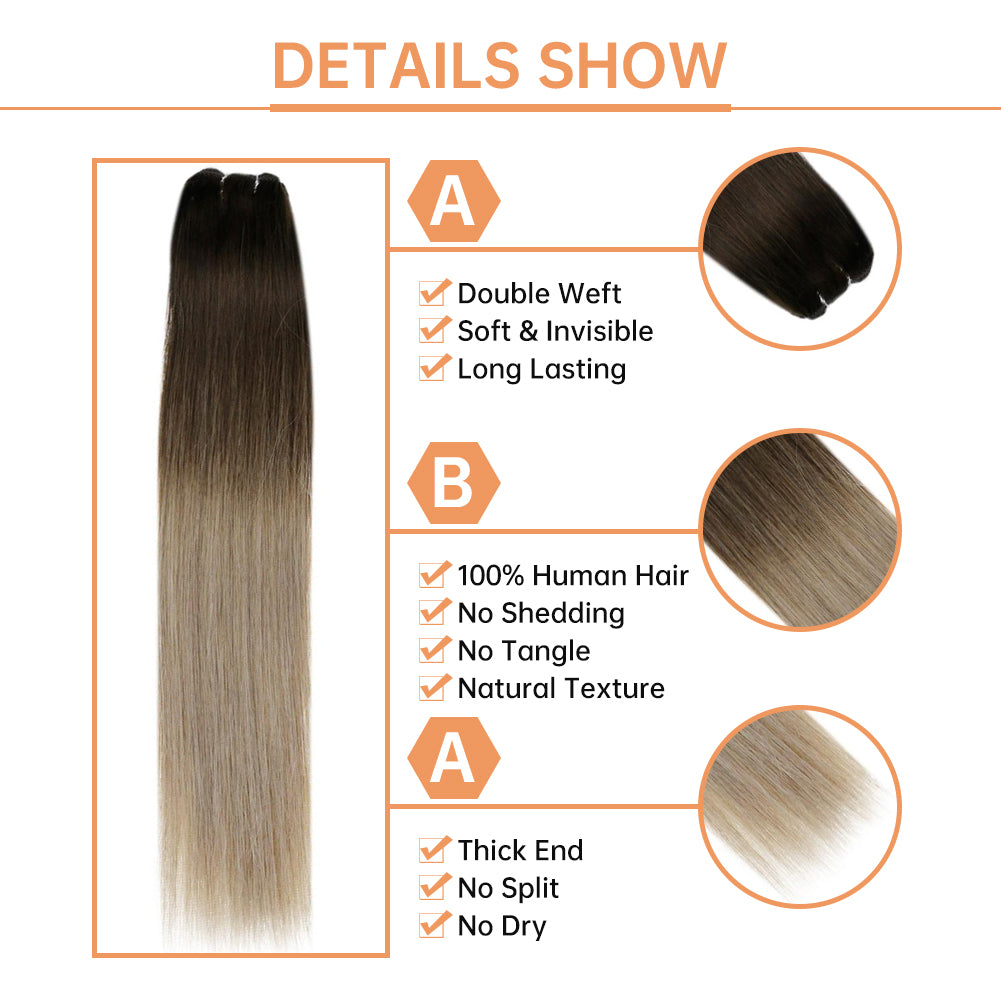 hair weft colours