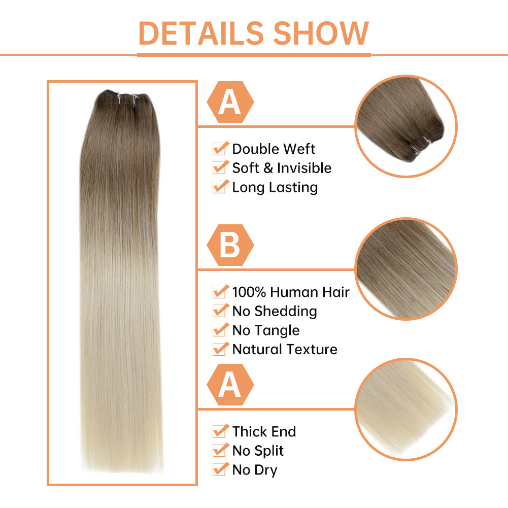 hair weft beads