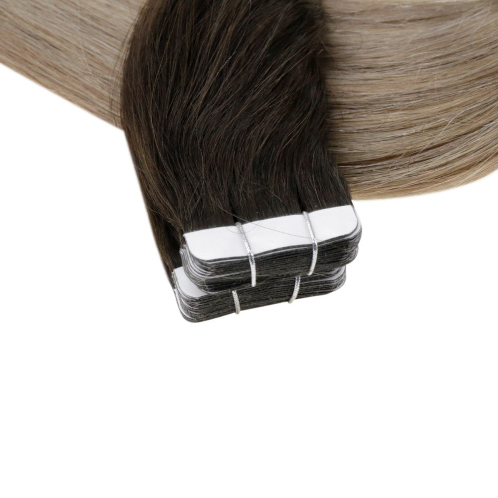silky straight  tape hair