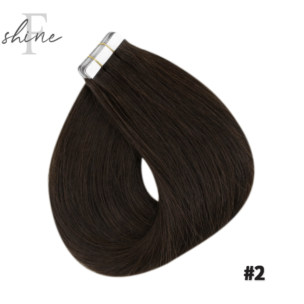 100% Human Tape in Hair Extensions #Sample Color - FShine Shop