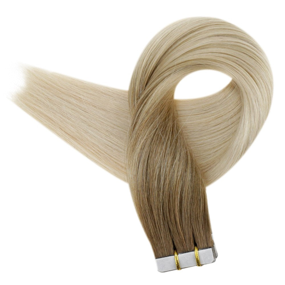 silky straight  tape hair