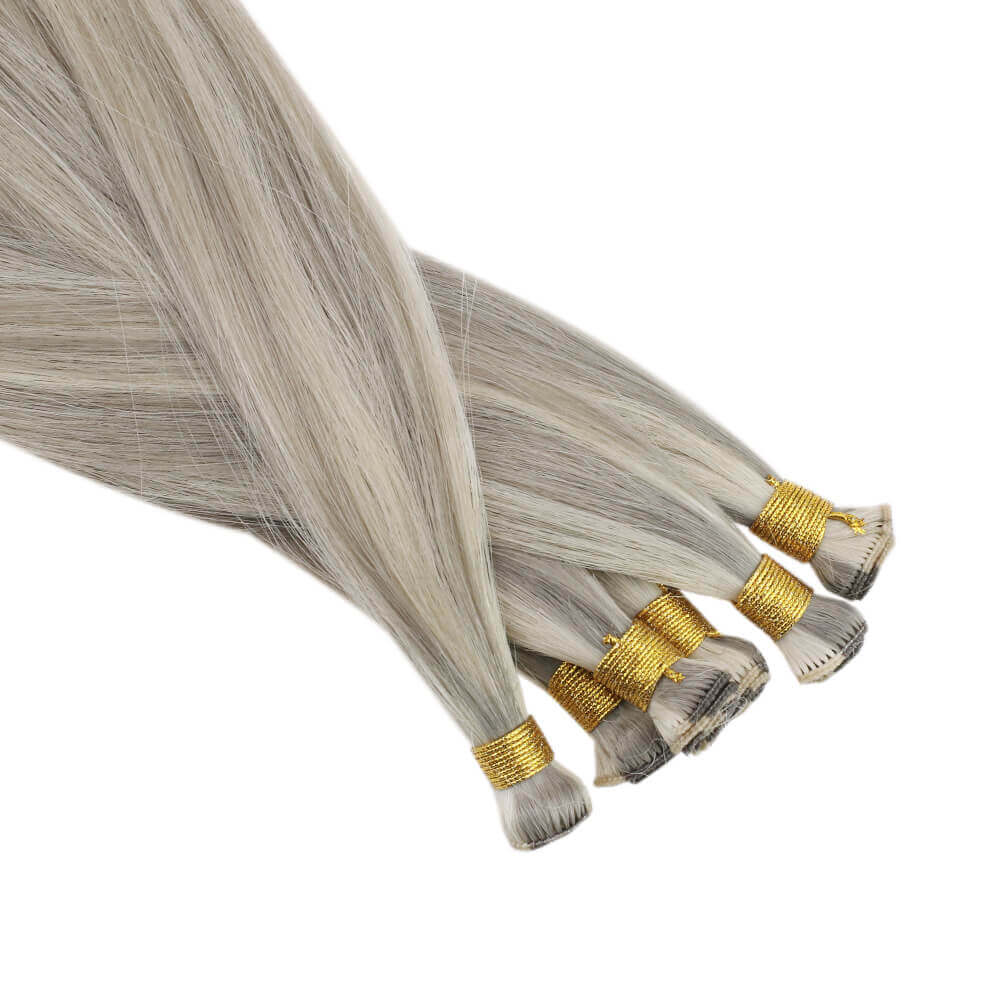 Fshine Virgin Hand Tied Weft Hair Highlight Color 100% Human Hair 10 Bundles (#19AP/60) - FShine Shop