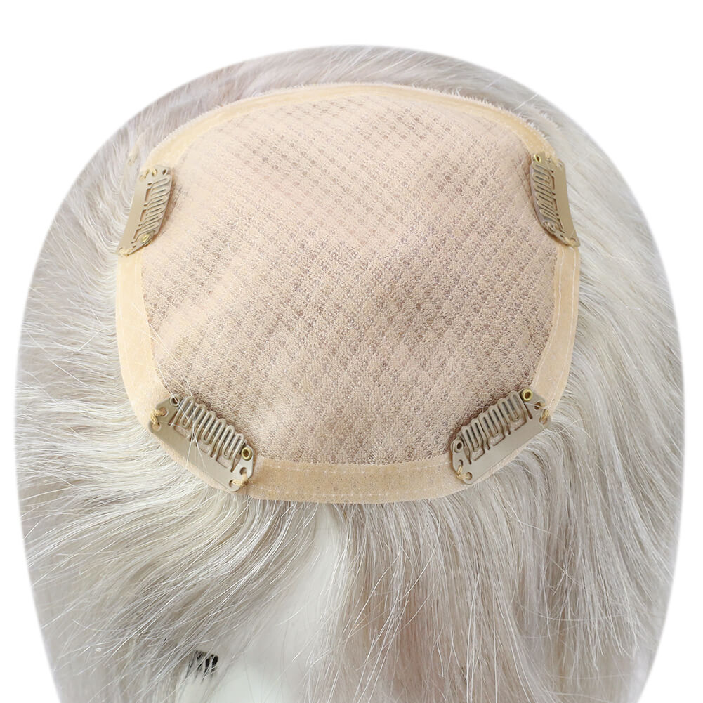 hair toppers ice blonde