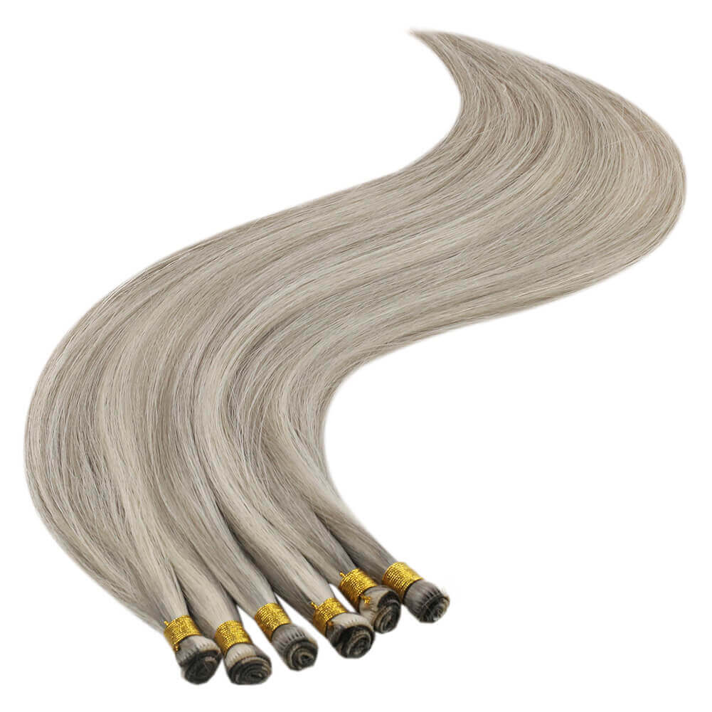 Fshine Virgin Hand Tied Weft Hair Highlight Color 100% Human Hair 10 Bundles (#19AP/60) - FShine Shop