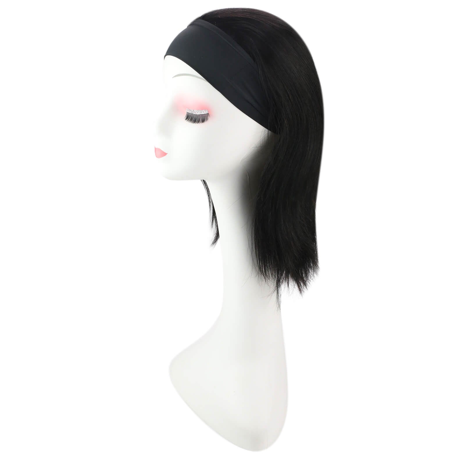 Fshine Straight Headband Wigs for Women #1B - FShine Shop