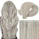 Fshine Virgin Flat Silk Weft Invisible 100% Human Hair Weft Bundles #19A/60