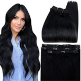 FShine Lace Clip In Hair Extensions Clip in Hair Extensions #1
