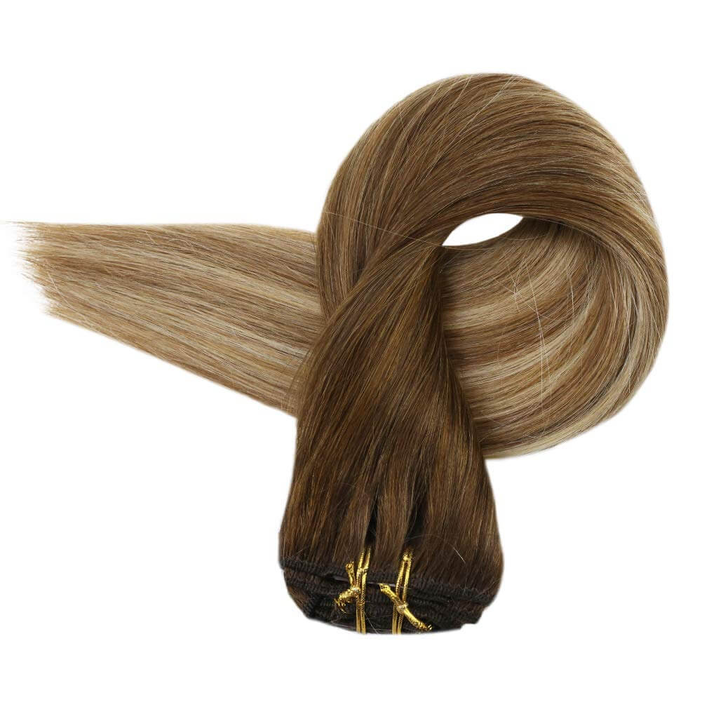 real clip in hair extensions human hair