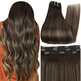 FShine Lace Clip In Hair Extensions Clip in Hair Extensions #2