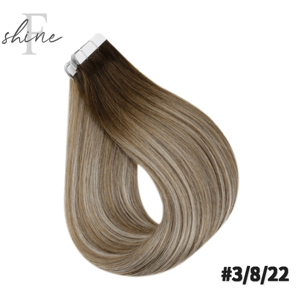 100% Human Tape in Hair Extensions #Sample Color - FShine Shop