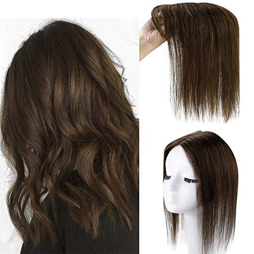 Up To 73% Off Lace Wig Toppers Hand-made Lace Base Hairpiece For Women Color Medium Brown 6.5*2.25" (#4) - FShine Shop