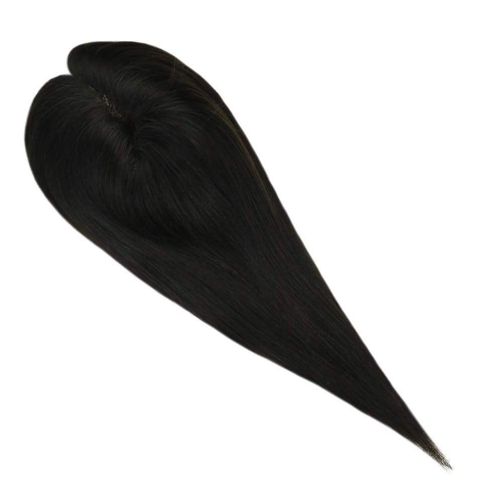 Lace Wig Toppers Hand-made Lace Base Hairpiece For Women Color #1B Off Black (12cm*6cm) - FShine Shop