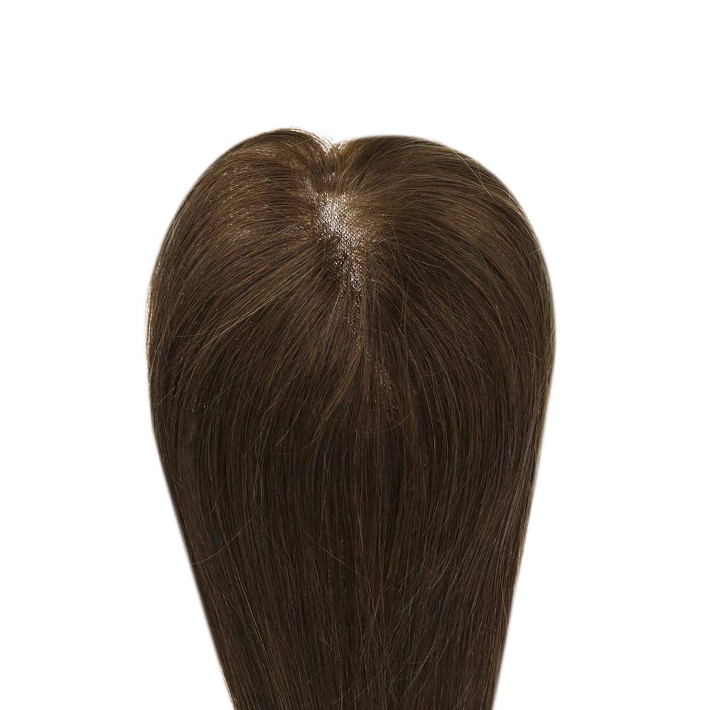 Up To 73% Off Lace Wig Toppers Hand-made Lace Base Hairpiece For Women Color Medium Brown 6.5*2.25" (#4) - FShine Shop