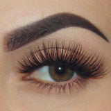 Handmade Mink Eyelashes Natural Soft Curl 5D Eye Makeup Fashion Eyelashes 1 Pair #55