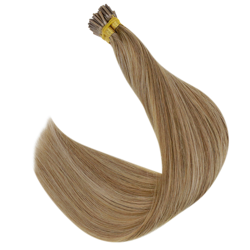 Up To 73% Off I Tip Hair Extensions Remy Pastel Highlighted Hair Extensions (#10P16) - FShine Shop