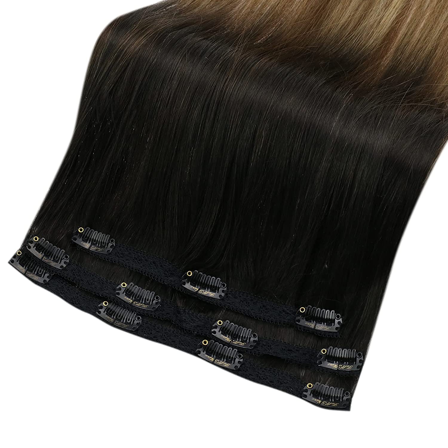 FShine Lace Clip In Hair Extensions Clip in Hair Extensions #4/27/4 - FShine Shop