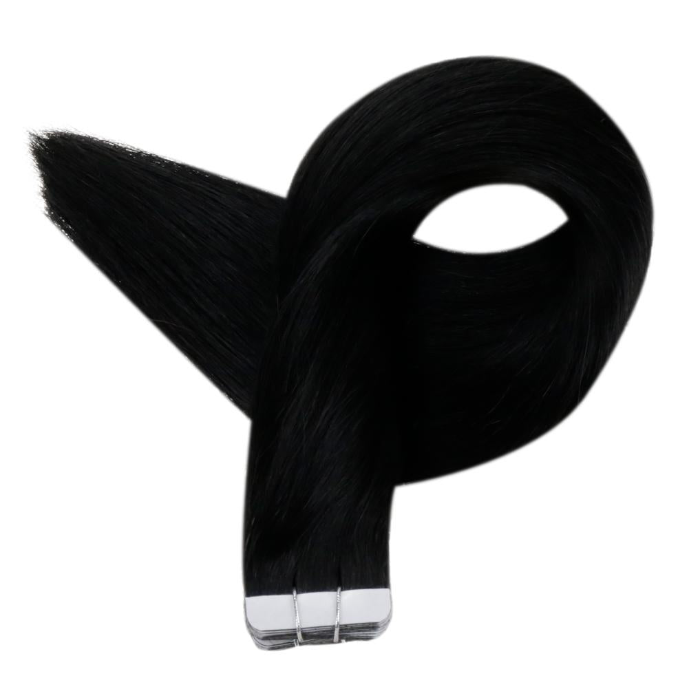 black tape in human hair extension