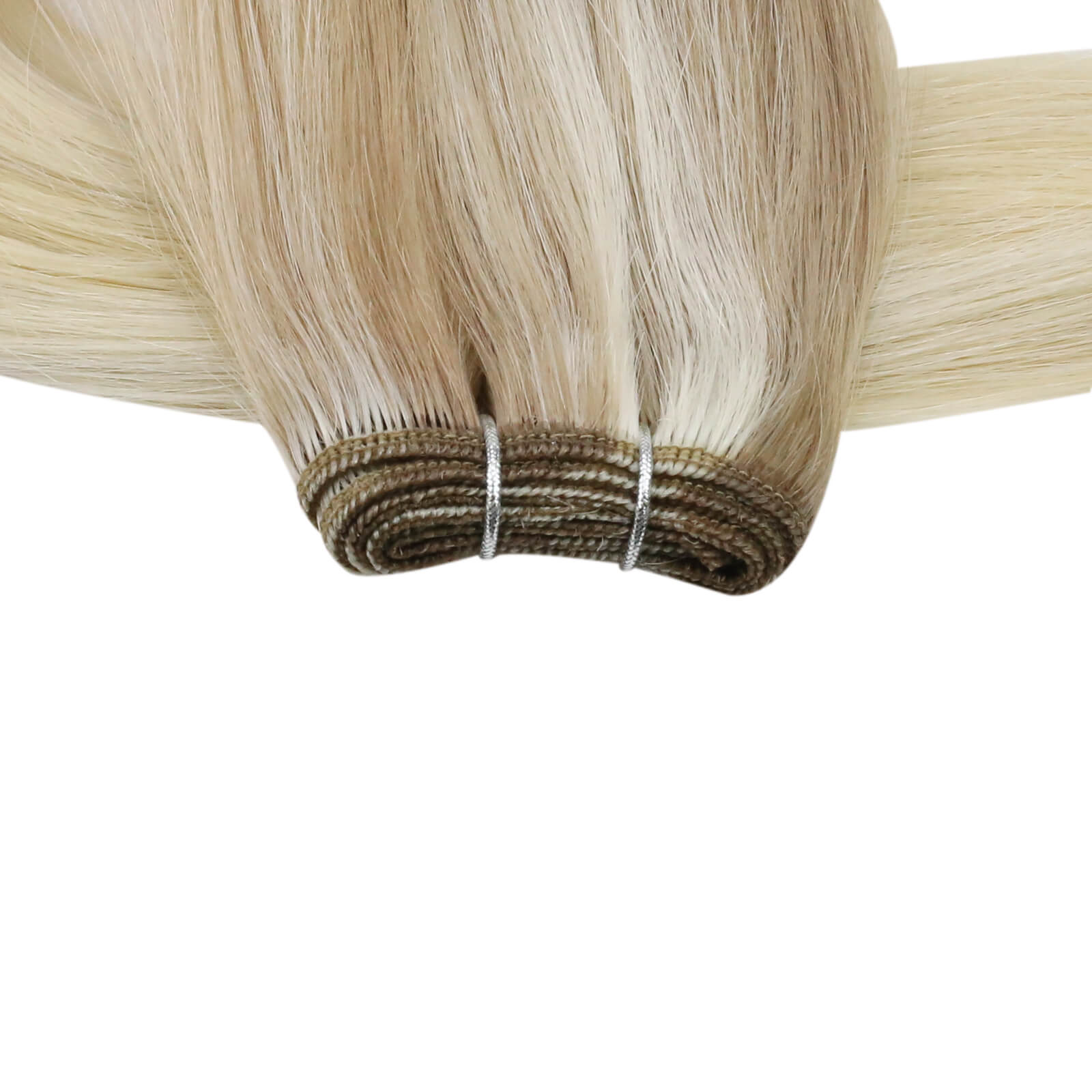 Fshine Virgin Weft Brazilian 100% Human Hair Sew In Bundles Straight 50Grams Balayage Color #18/22/60 - FShine Shop