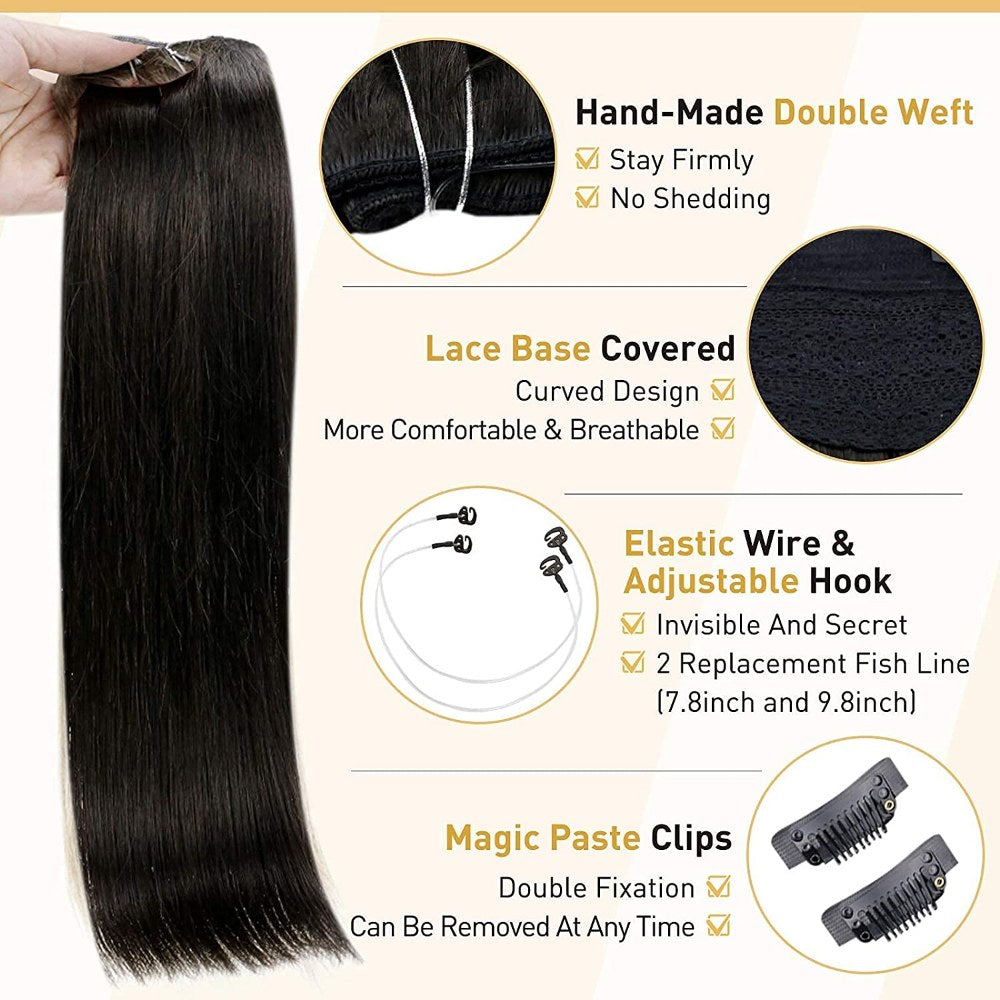 human halo hair extensions
