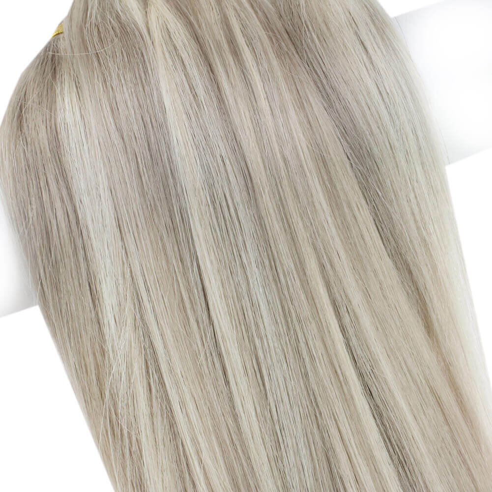 Fshine Virgin Hand Tied Weft Hair Highlight Color 100% Human Hair 10 Bundles (#19AP/60) - FShine Shop